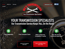 Tablet Screenshot of mctransmission.com